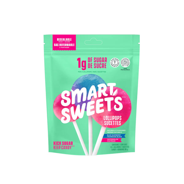 Smart Sweets Lollipops Plant Based  86g (12+ Lollipops)