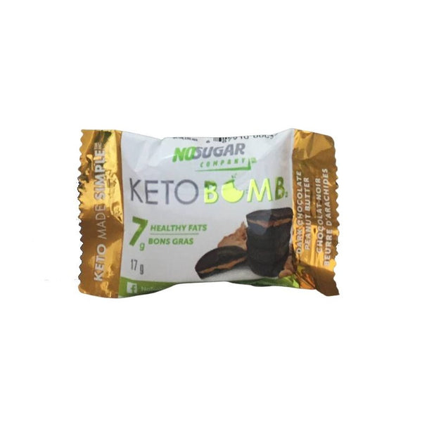 Keto Bomb Dark Chocolate Peanut Butter 17g