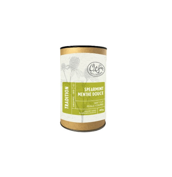Organic Spearmint Leaf Tin 40g