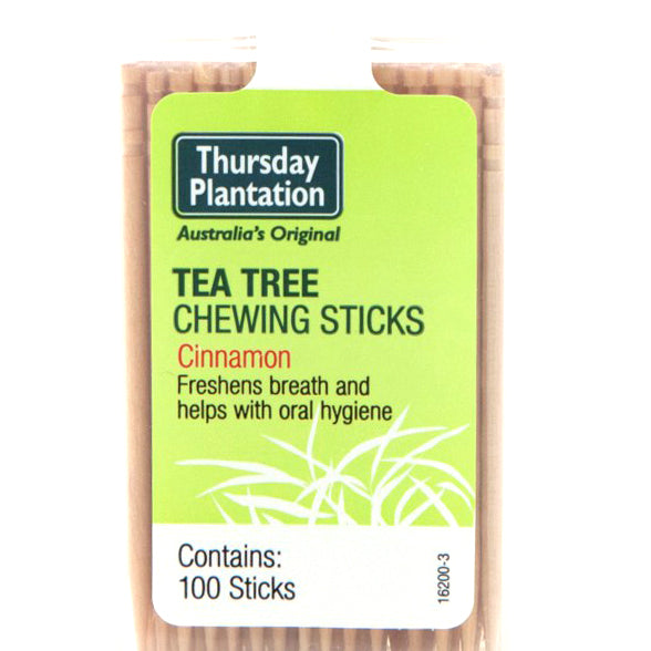 Tea Tree Chewing Sticks Cinnamon 100s