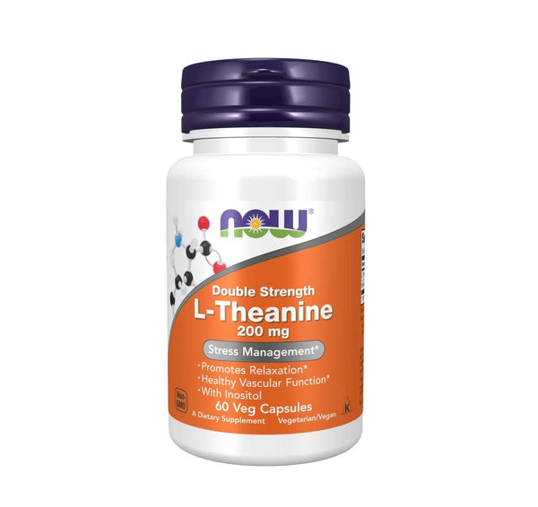 L-Theanine Double Strength 200mg 60 Veggie Caps