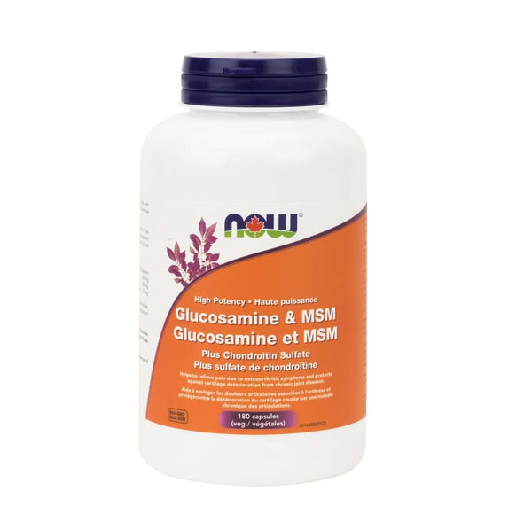 Glucosamine & MSM with Chondroitin Sulfate 180 Caps
