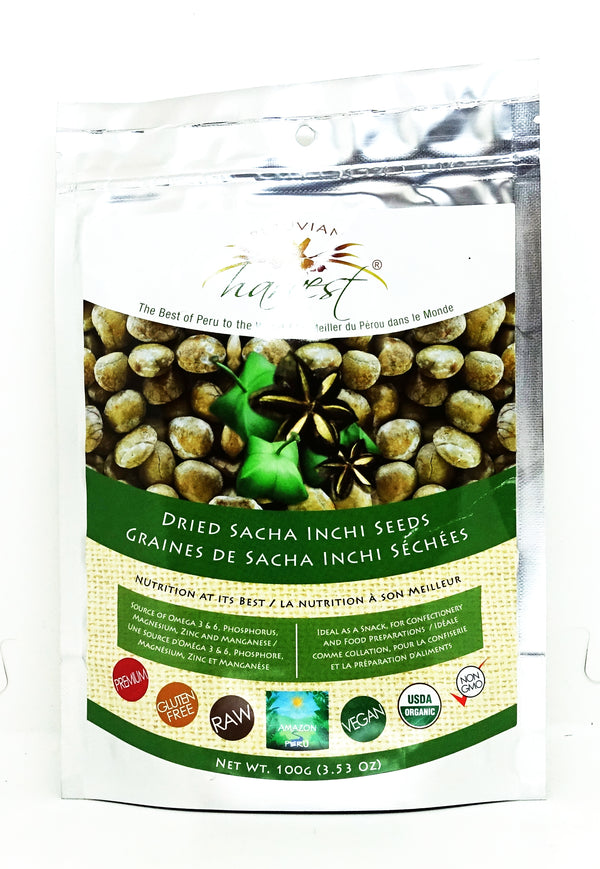 Organic Dried Sacha Inchi Seeds 100g