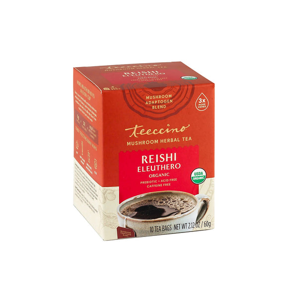 Organic Reishi Eleuthero Herbal Tea 10 Tea Bags
