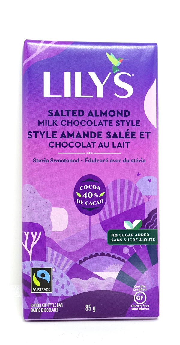 Salted Almond Chocolate Bar 40% 85g