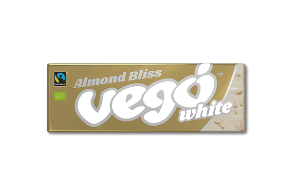 White Bar with Almond Bliss 50g