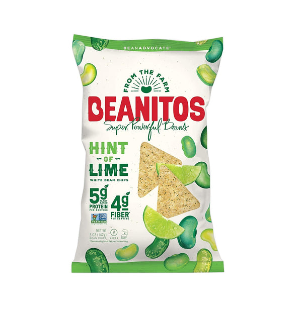 Hint Of Lime White Bean Chip 142g