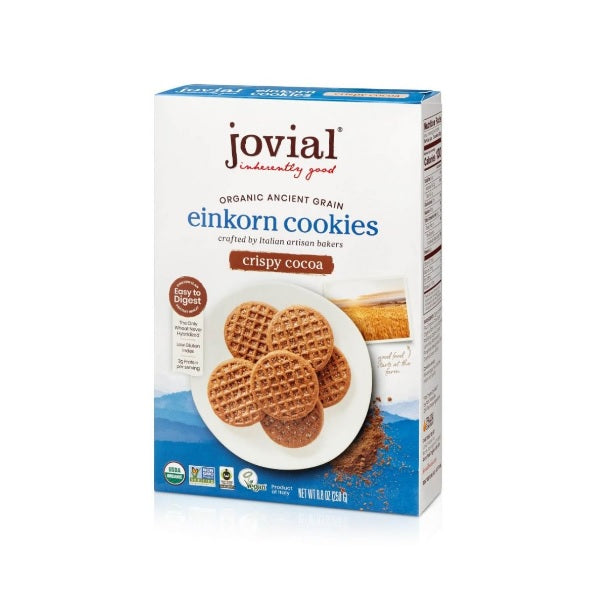 Crispy Cocoa Einkorn Cookies Organic 250g