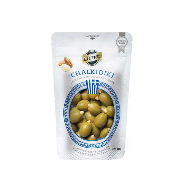 Chalkidiki Almond Olives 375g