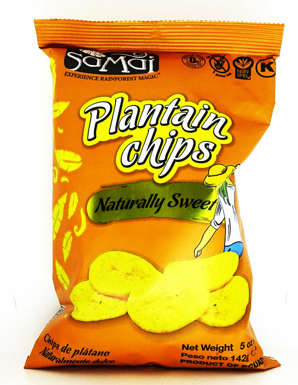 Plantain Chip Natural Sweet 142g