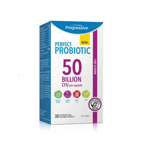 Perfect Probiotic Adult 50+ 50 Billion 30 Veggie Capsules