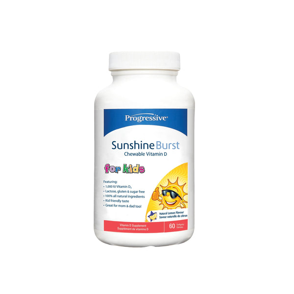 Sunshine Burst Kids Vitamin D 120 Soft Gels