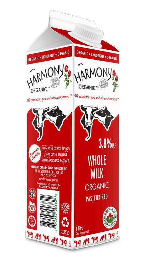 Harmony Milk 3.8% in Carton Milk 1L