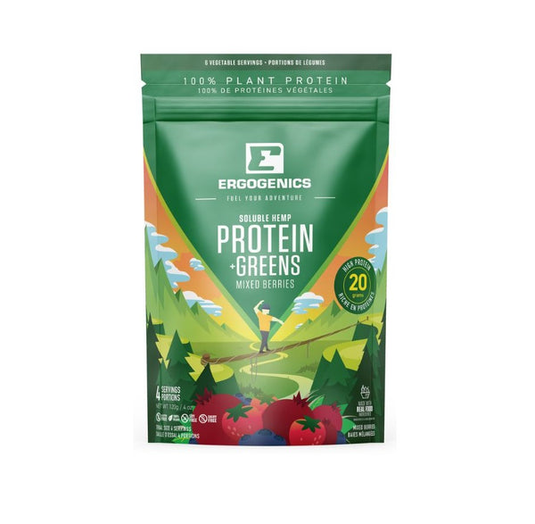 Soluble Hemp Protein + Greens Mixed Berries 120g