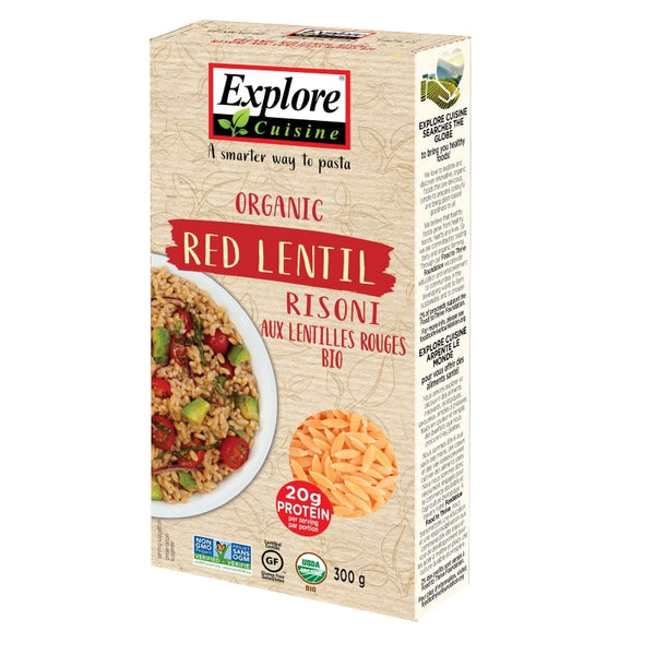 Organic Red Lentil Risoni 300g