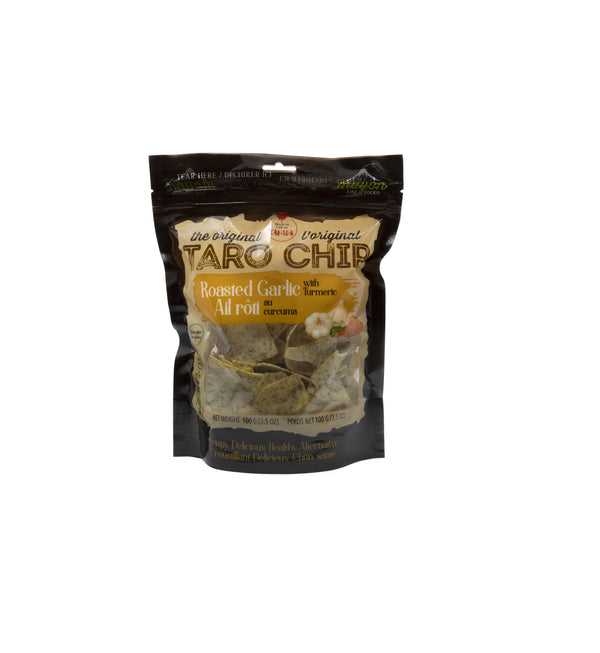 Taro Chips Roasted Garlic with Turmeric 100g