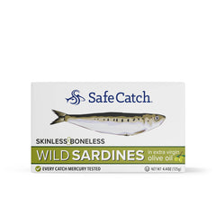 Sardines In Extra Virgin Olive Oil Skinless & Boneless 125g