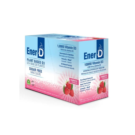 Ener-D Raspberry Sugar Free 24 Packets