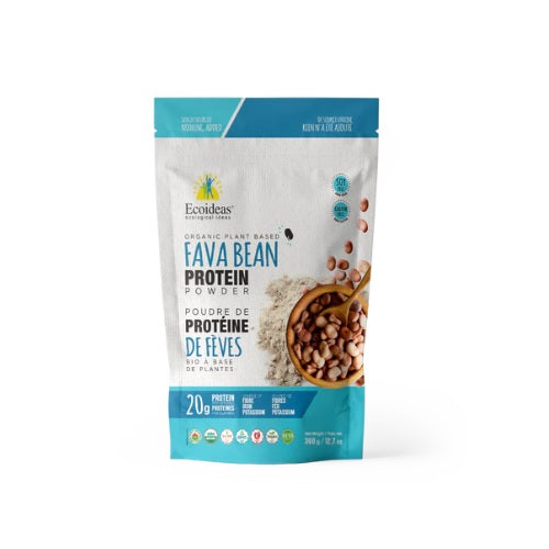 Organic Fava Bean Protein Powder Plant Based 360g