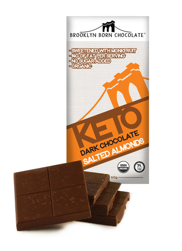 Keto Chocolate Salted Almonds 60g