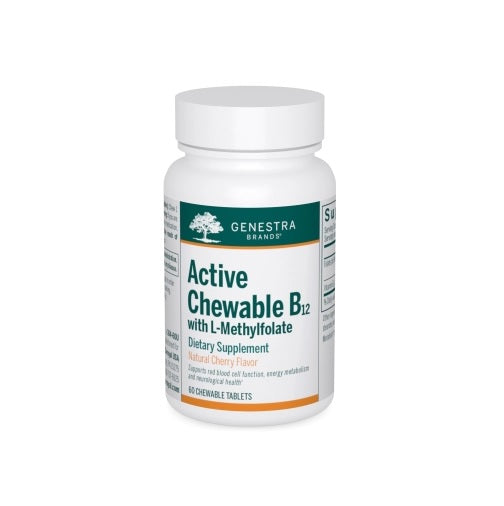 Active B12 with L Methylfolate Chewable 60 Tablets
