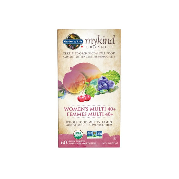 Mykind Organic Women's Multi 40+, 60 Vegan Tablets