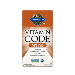 Vitamin Code Raw Iron 30 Veggie Caps