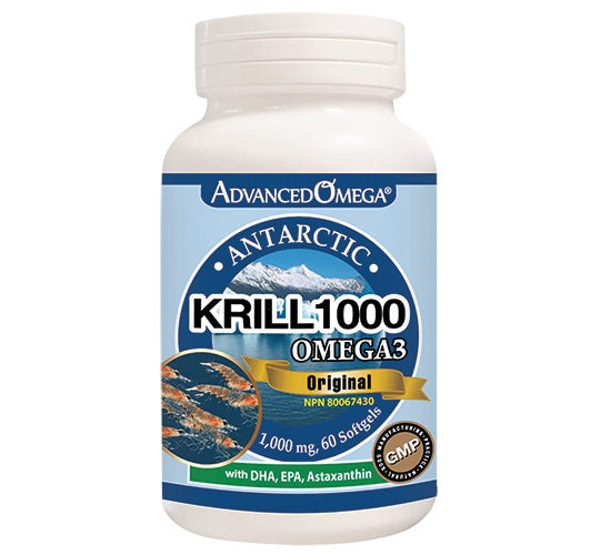 Krill Omega 1000mg 60 Soft Gels