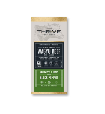 Wagyu Beef Bar Honey Lime & Black Pepper 43g