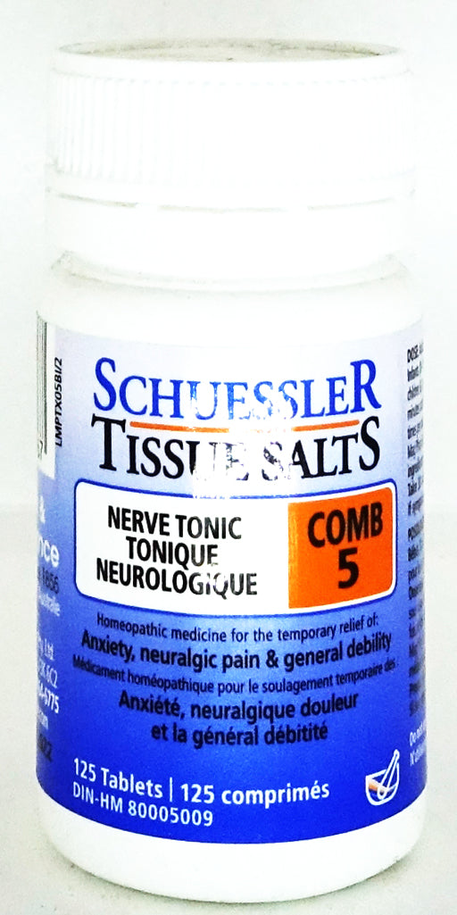 Nerve Tonic (Comb 5) Tissue Salts 125 Tablets
