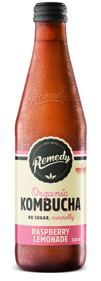 Kombucha Raspberry Lemonde Organic 330ml