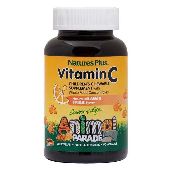 Animal Parade Vitamin C S.F Chewable 90 Tablets - Kid Vitamin