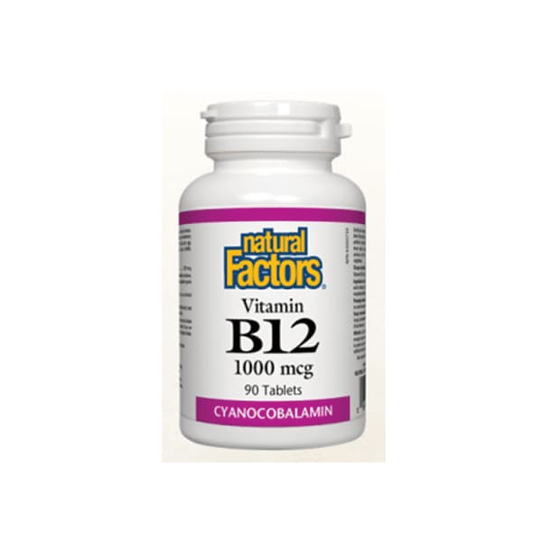 B12 Cyanocobalamin 1000mcg 90 Tablets - VitaminB
