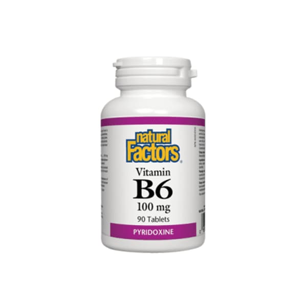 B6 Pyridoxine 100mg 90 Tablets - VitaminB