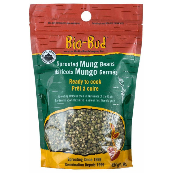 Bio Bud Mung Bean Raw Organic 454g - Beans