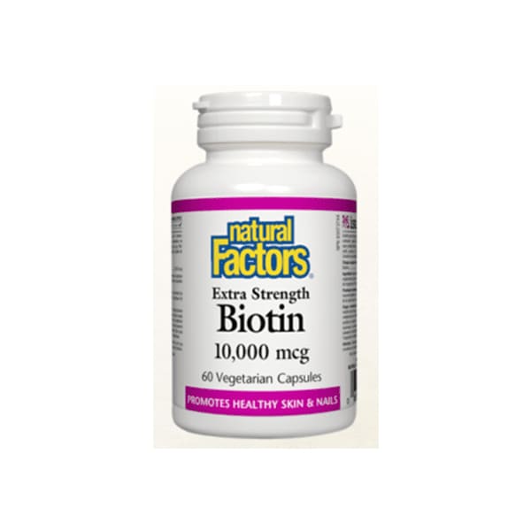 Biotin 10000mcg 60 Veggie Caps - VitaminB