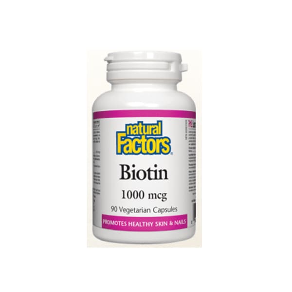 Biotin 1000mcg 90 Veggie Caps - VitaminB