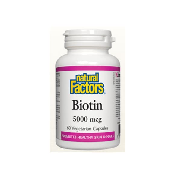 Biotin 5000mcg 60 Veggie Caps - VitaminB