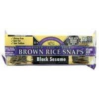 Brown Rice Snaps Black Sesame 100g - Chips