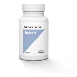 Calcium Lactate 600mg 180 Caplets - Bone