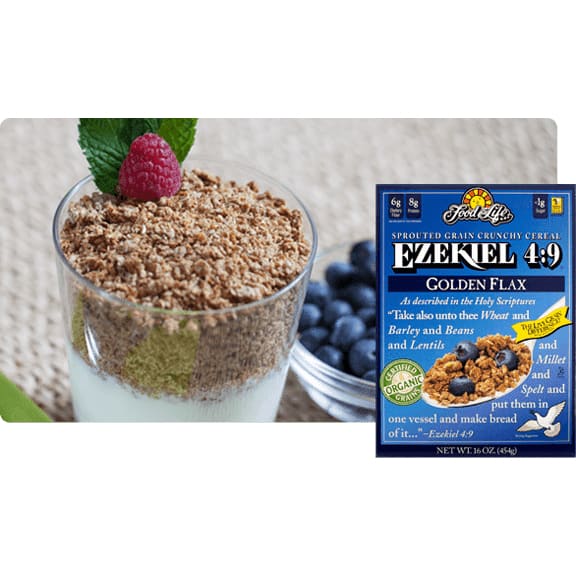 Cereal Organic Golden Flax Ezekiel 454g - GranolaMuesil