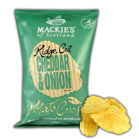 Cheddar and Onion Crisps 150g - Chips