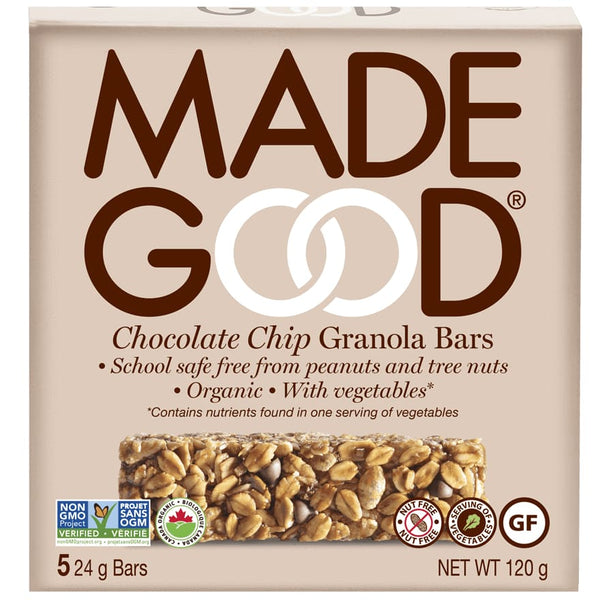 Chocolate Chip Granola Bar Box 120g - Bars