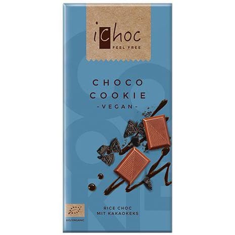 Chocolate Cookie Vegan Chocolate 80g - Chocolate