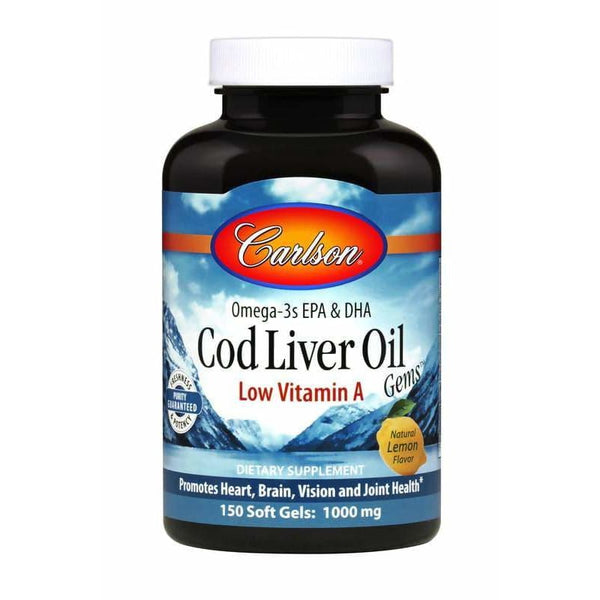 Cod Liver Oil Low A 300 Soft Gels - Fish Oil