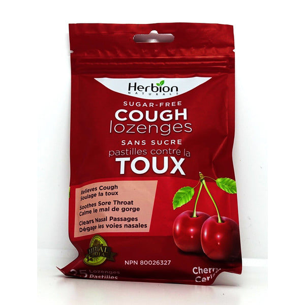 Cough Lozenges Cherry Pouches 25loz