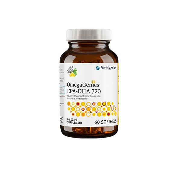 EPA-DHA720/OmegaGenics120 Soft Gels - Metagenics