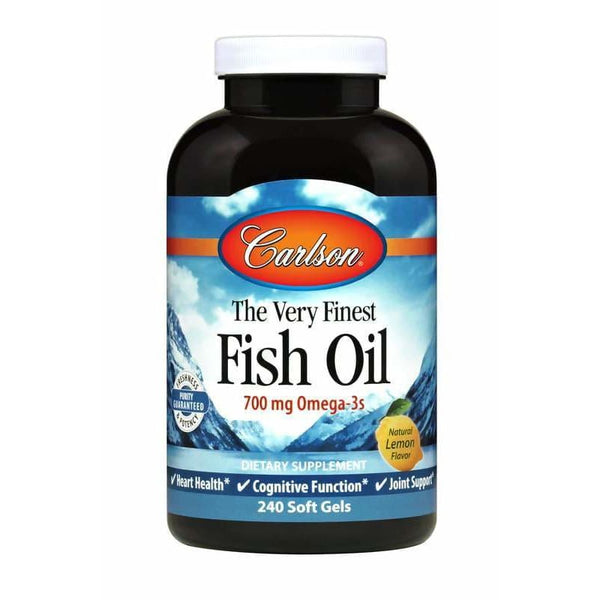 Finest Fish Oil Lemon 120+30 Soft Gels - Fish Oil