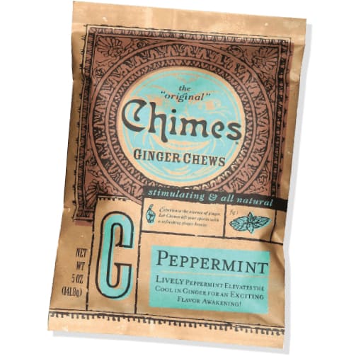 Ginger Chews Peppermint 141.8g - Ginger Chew