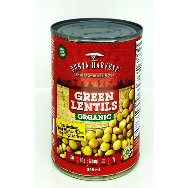 Green Lentils Organic 398ml